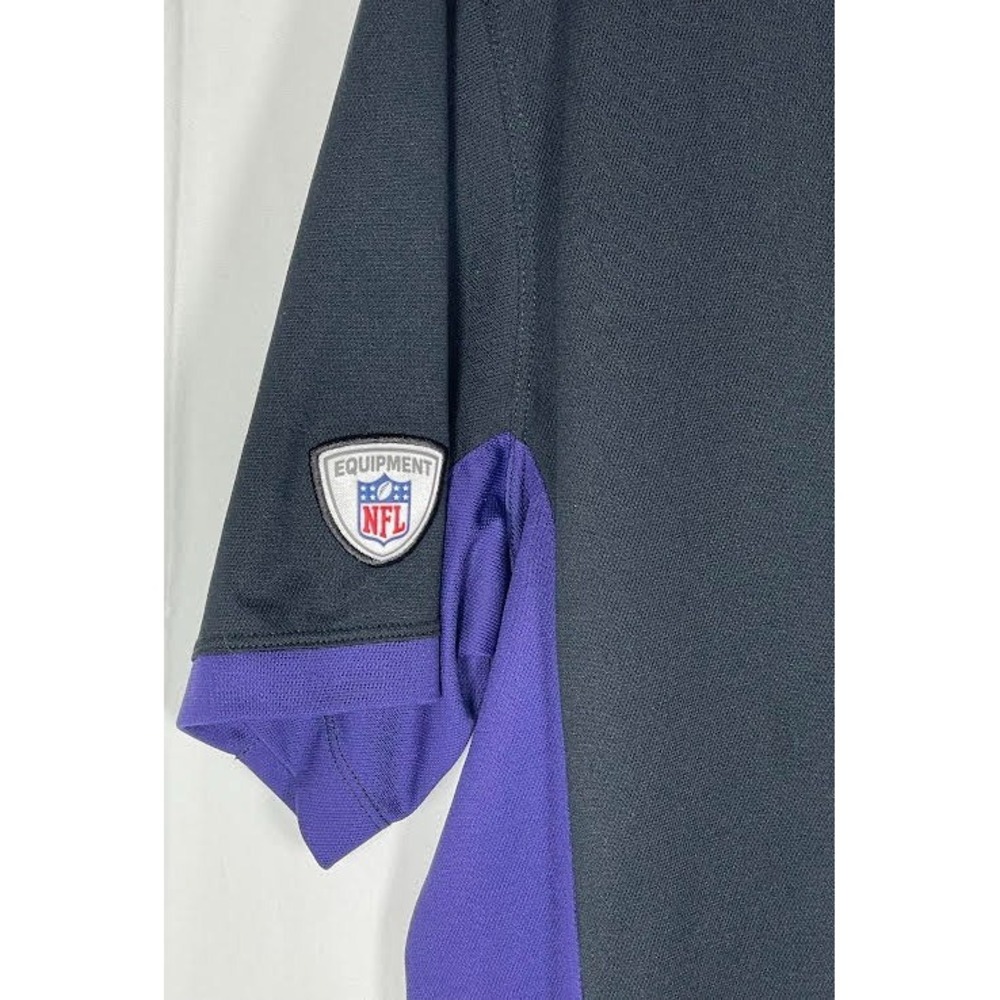 Nike Dri Fit Baltimore Ravens NFL Equipment Training Polo Black Men's Large - Picture 5 of 6